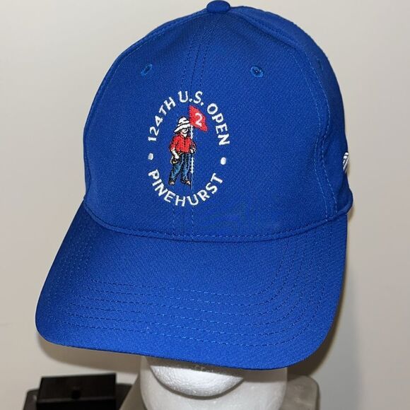 New B of A Duke Royal Blue Pinehurst Logo 124th US OPEN Mens Golf Hat Cap - Picture 1 of 4